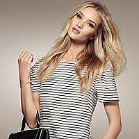 Легкие весенние платья Marks&Spencer в фотосесии Рози Хантингтон-Уайтли (6 фото)
