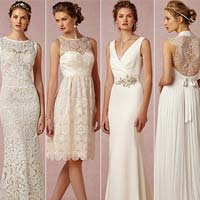Осенне-зимняя коллекция свадебных нарядов 2015 от BHLDN (15 фото)