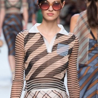 Суцільна геометрія в колекції Fendi весна-літо 2018