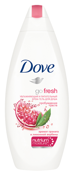 Dove Go Fresh 
Pomegranate Dove     Nutrium Moisture